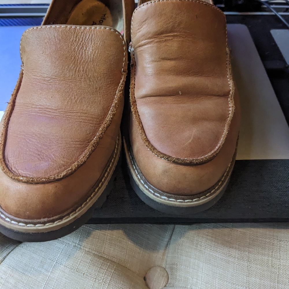 Portland Leather Brown Slip-On Loafers